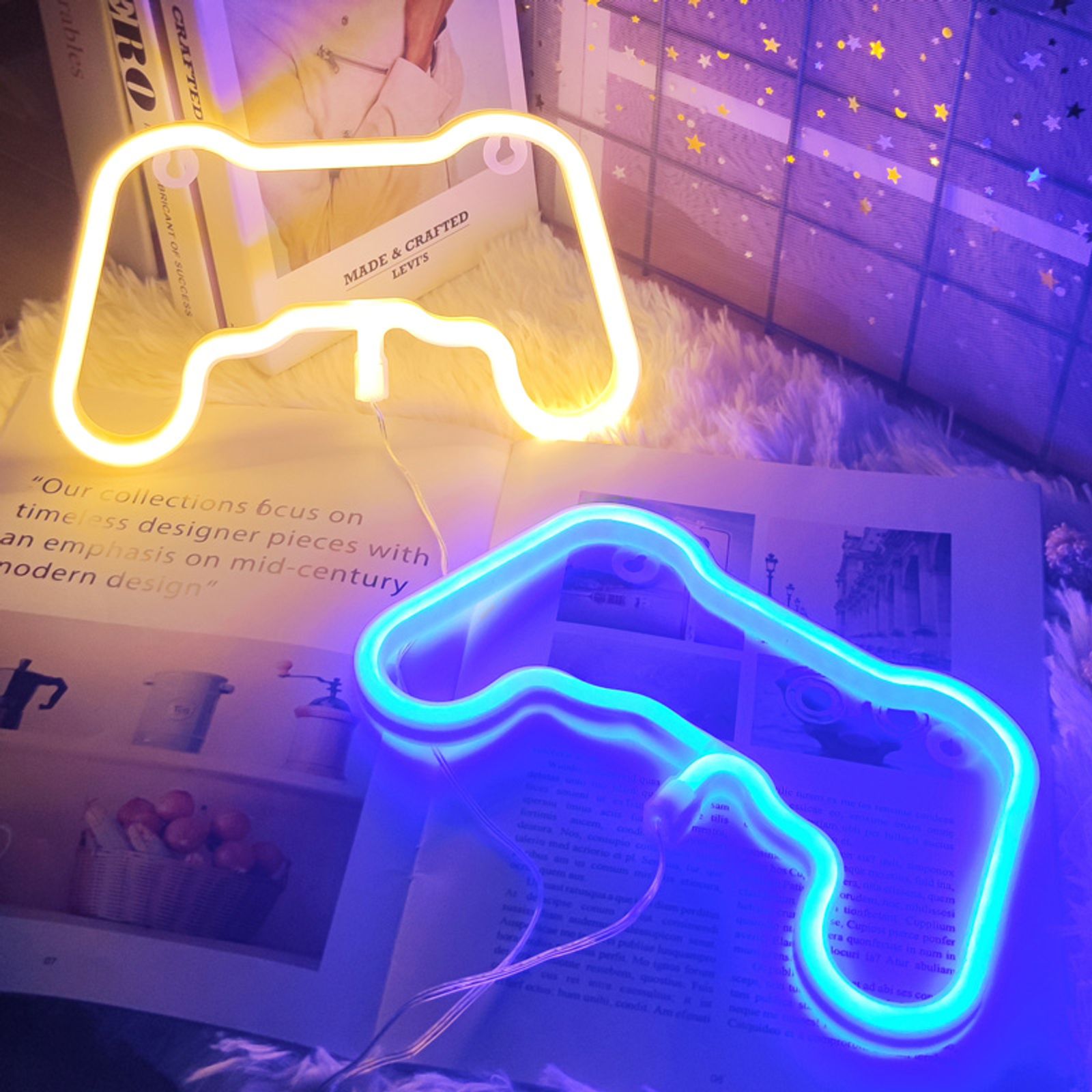 Game Controller Neon Night Light | The Lamp Deck