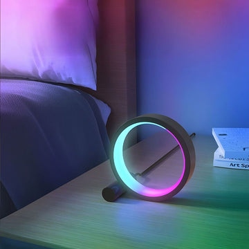 Colorful & Circular USB Table Lamp