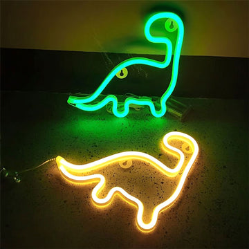 Dinosaur Shape Neon Night Light