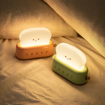 Cute Bread Bedside LED Lamp