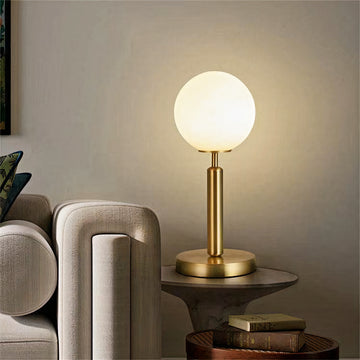 Golden Glass Ball Table Lamp
