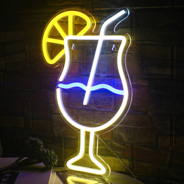 Lemon & Cup Neon Sign