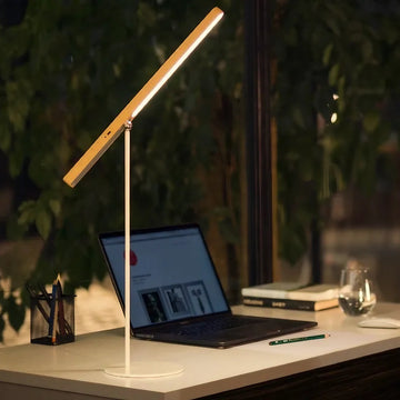 Wooden Magnetic Rotatable LED Table Lamp